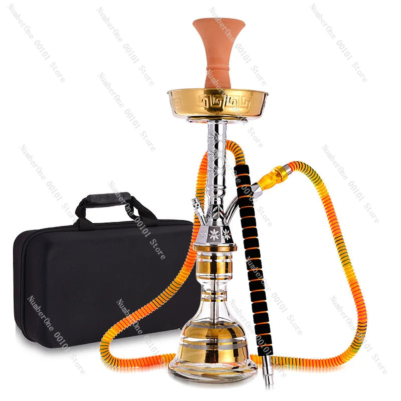 Arab hookah set Egyptian model with bag hookah single tube