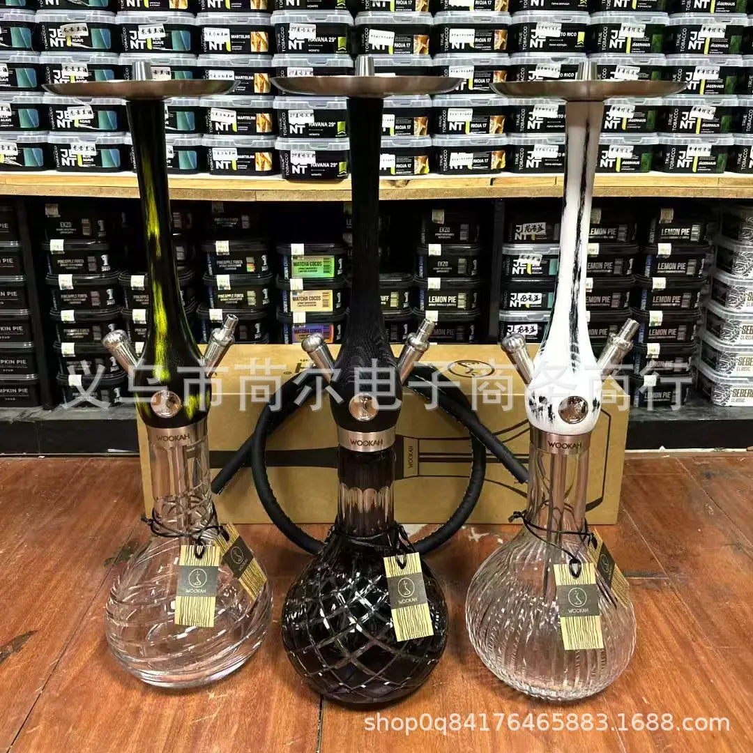 Arabian Hookah Full Set Portable Stainless Steel Hookah for Bars