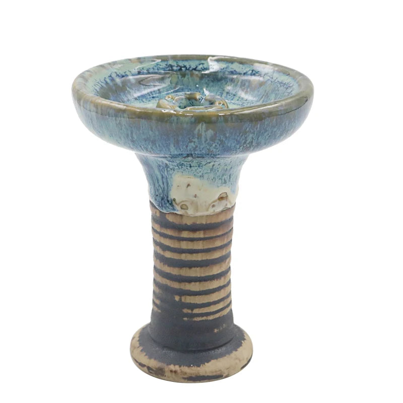 Hookah Ceramic One Hole Phunnel Bowl Hookah Head Shisha Bowl Nargile Sheesha Narguile Chicha Cachimbas Water Pipe Accessories