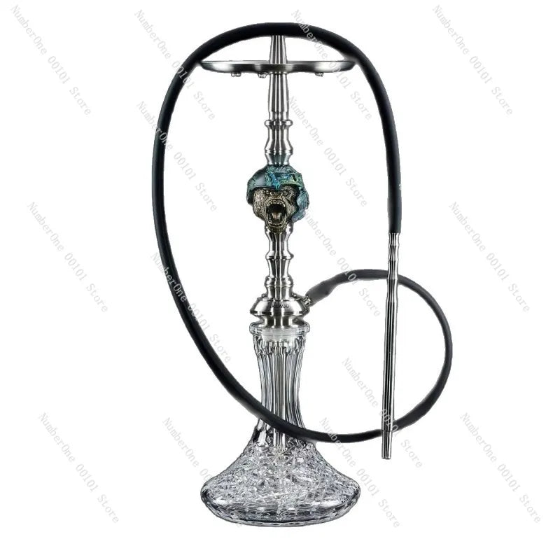 Arabic stainless steel hookah complete set of hookah