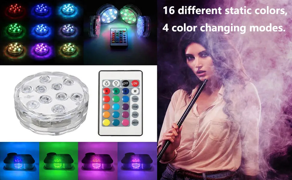 Rectangle Hookah Smoking Pipe Set Shisha Narguile Complete with Remote LED Light Shisha Bowls Charcoal Rack Smoking Accessories