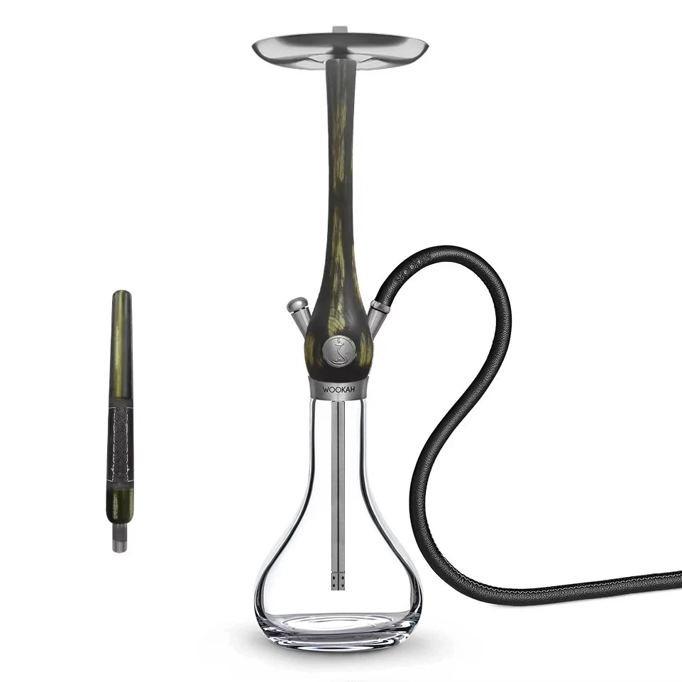 Wookah Shisha Hookah Set 65cm 304 Stainless Steel Large Hookah Smoking Set Russian Shisha With Bottle