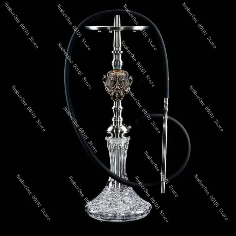 Arabic stainless steel hookah complete set of hookah