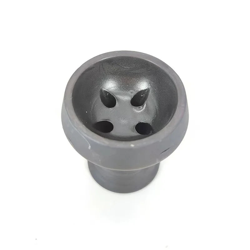 Arabic hookah accessories  black mud hookah pot  hookah bowl  ceramic head  shishahookah