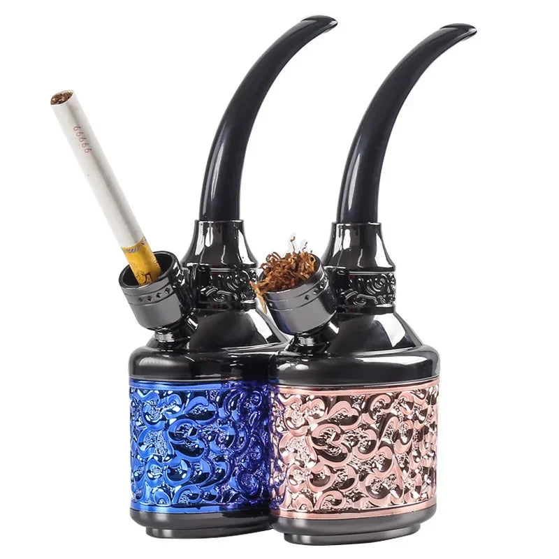 Jindian Hookah Multifunctional Hookah Pipe Water Filter Hookah Retro Old Dry Tobacco Pipe Dry Tobacco Pipe  Smoke Accesoires