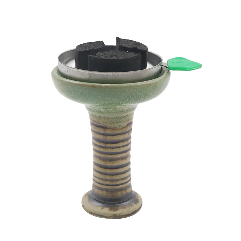 Hookah Ceramic One Hole Phunnel Bowl Hookah Head Shisha Bowl Nargile Sheesha Narguile Chicha Cachimbas Water Pipe Accessories