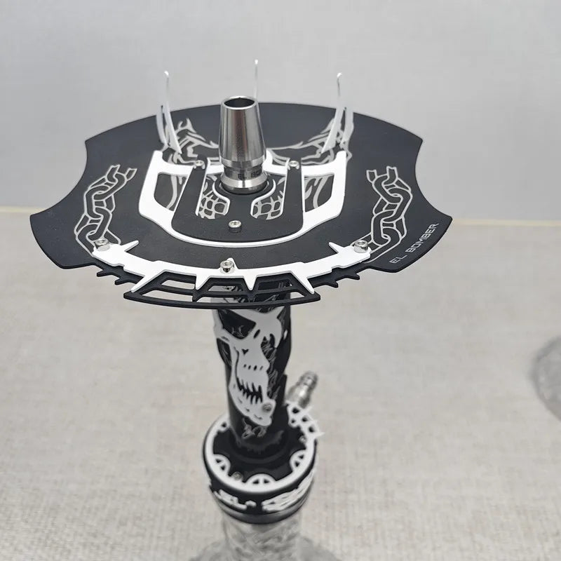 WholesaleHookah Set Russian Style Hookah EL Shisha Luxury Sheesha Chicha Narguile