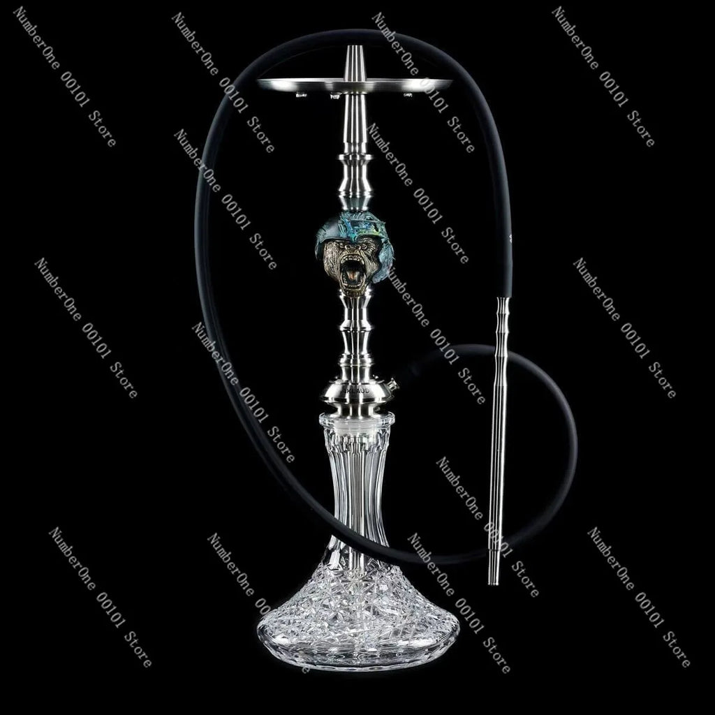 Arabic stainless steel hookah complete set of hookah