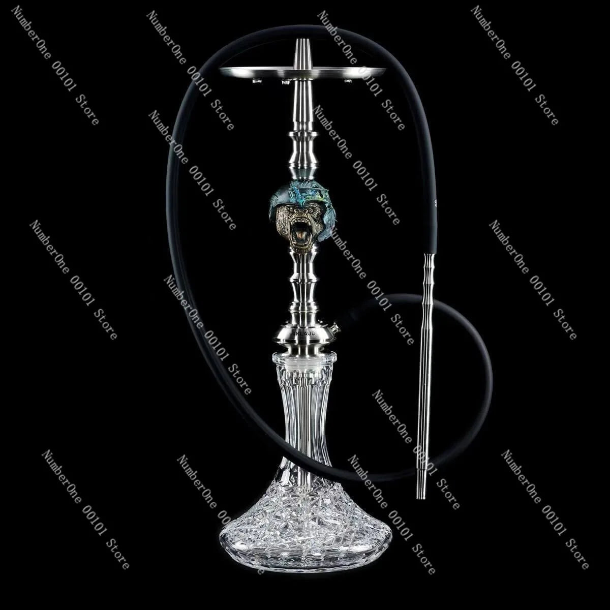 Arabic stainless steel hookah complete set of hookah