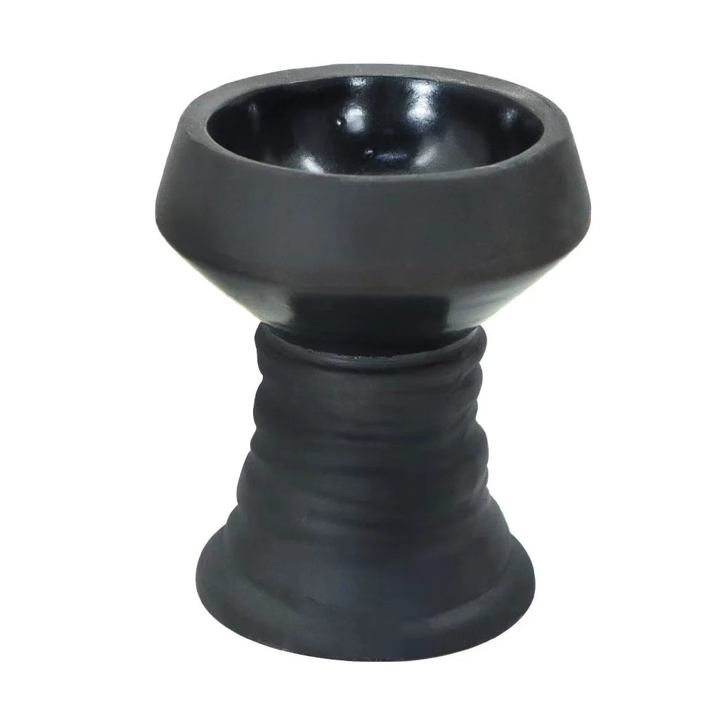 Arabic hookah accessories  black mud hookah pot  hookah bowl  ceramic head  shishahookah