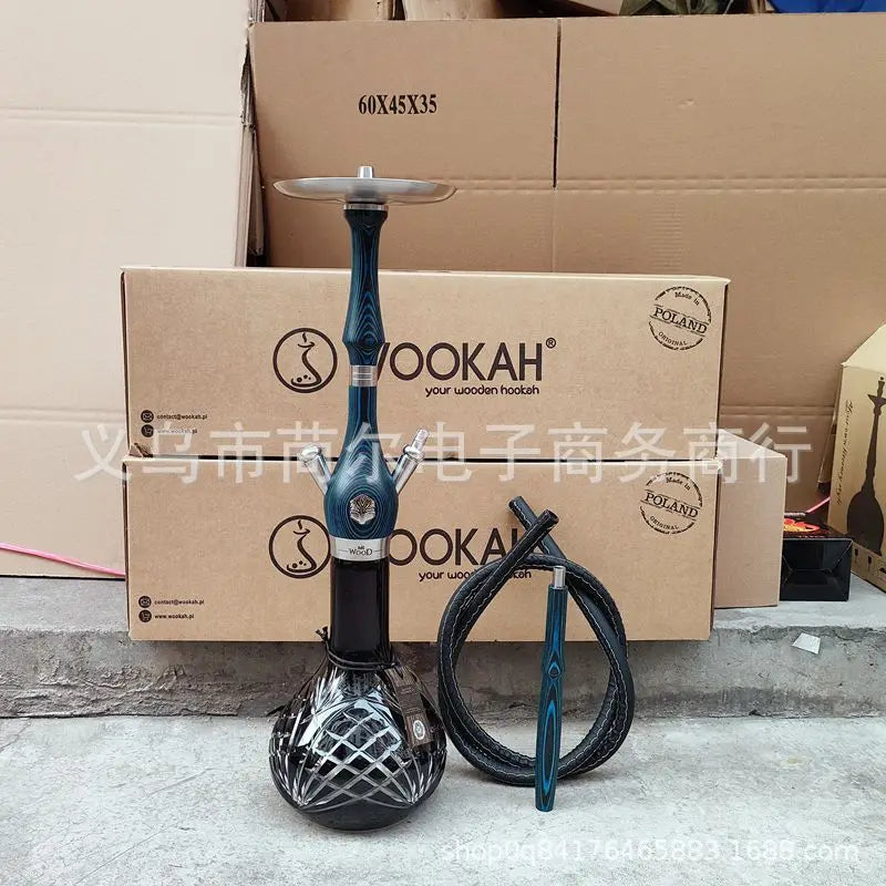 Arabian Hookah Full Set Portable Stainless Steel Hookah for Bars