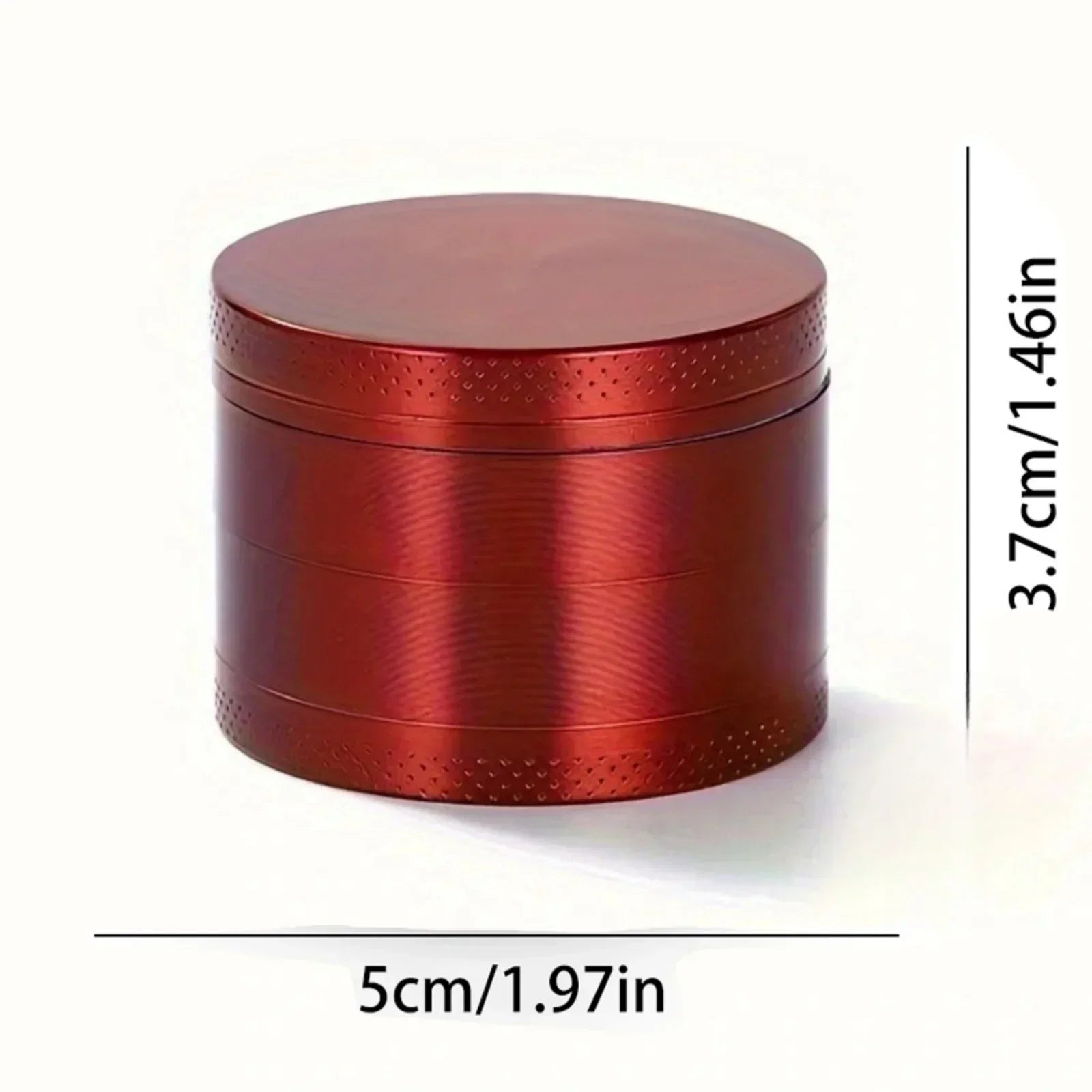 2inch Metal Herb Grinder 4-layer Manual Spice Mill Pepper Mortar Crusher Raw Grass Tobacco Grinder Smoking Cigarette Accessories