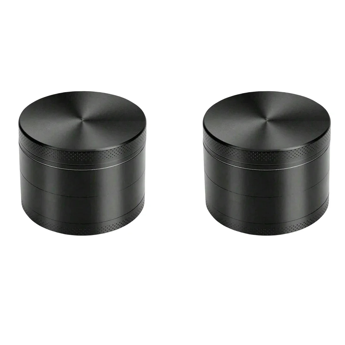 2inch Metal Herb Grinder 4-layer Manual Spice Mill Pepper Mortar Crusher Raw Grass Tobacco Grinder Smoking Cigarette Accessories