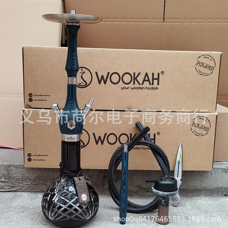 Arabian Hookah Full Set Portable Stainless Steel Hookah for Bars