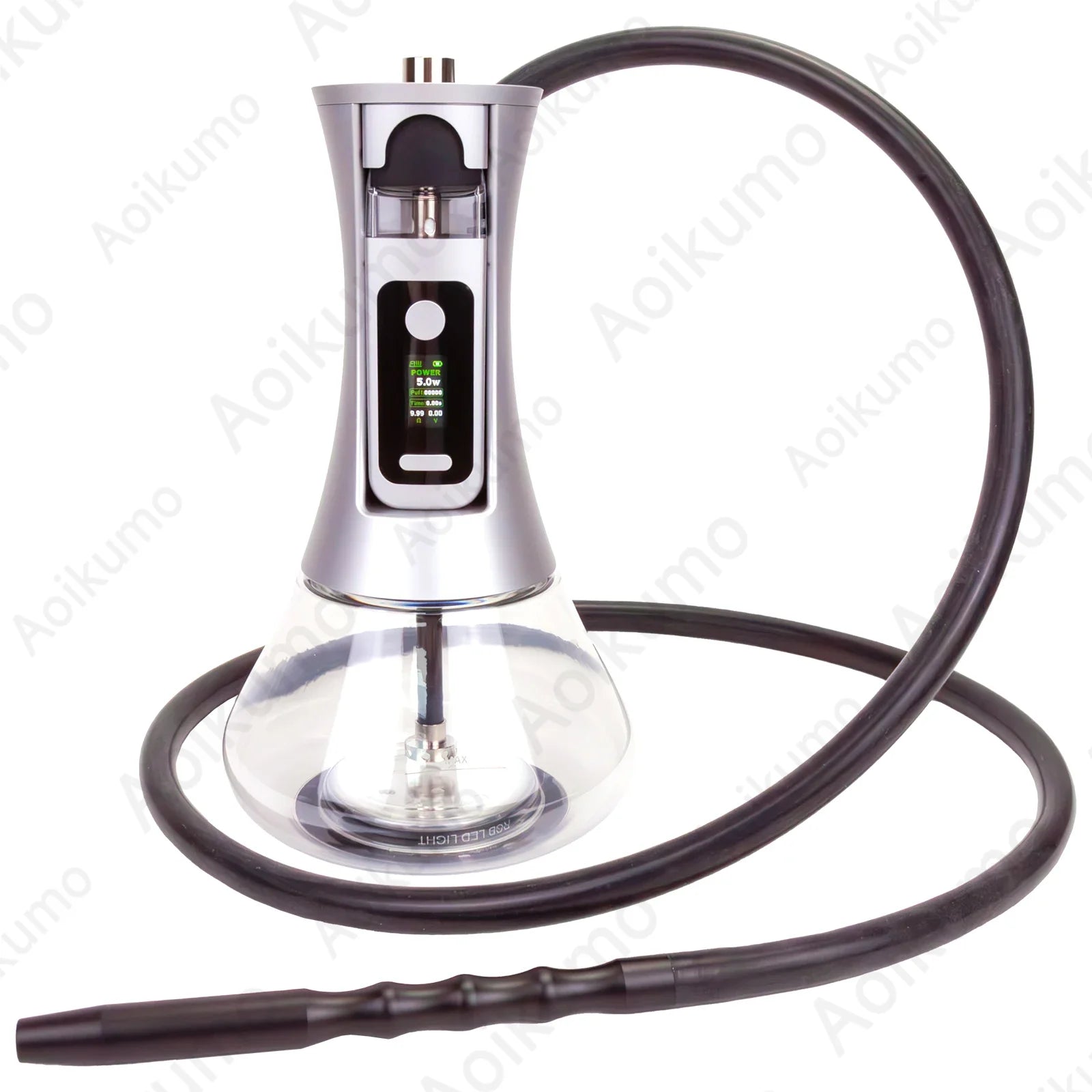 EHUKA Electric Hookah Set Portable Multifunctional Shisha Stainless Acrylic Hookah High Quality Shisha with LED Display