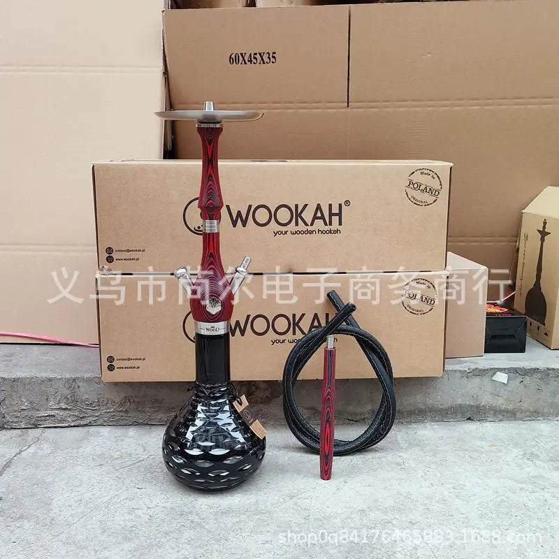 Arabian Hookah Full Set Portable Stainless Steel Hookah for Bars