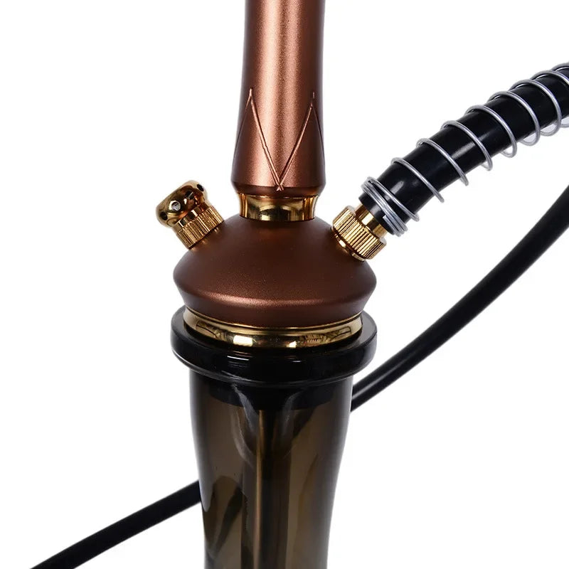 Large Aluminum Alloy Hookah Shisha Set Arabic Hookah Phnom Penh Decorative Shisha Hookah