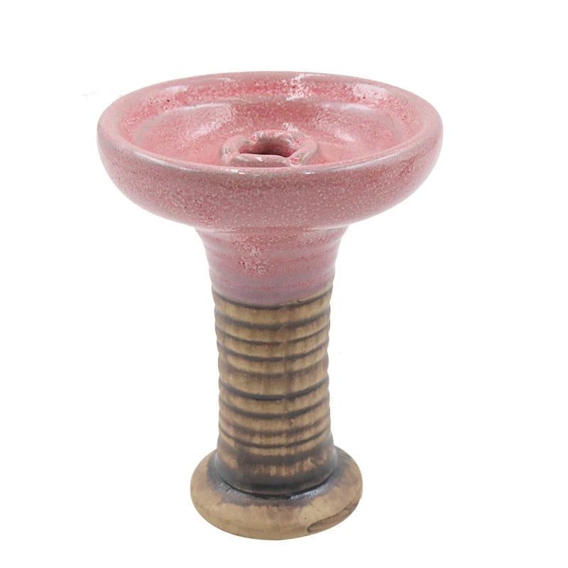 Hookah Ceramic One Hole Phunnel Bowl Hookah Head Shisha Bowl Nargile Sheesha Narguile Chicha Cachimbas Water Pipe Accessories