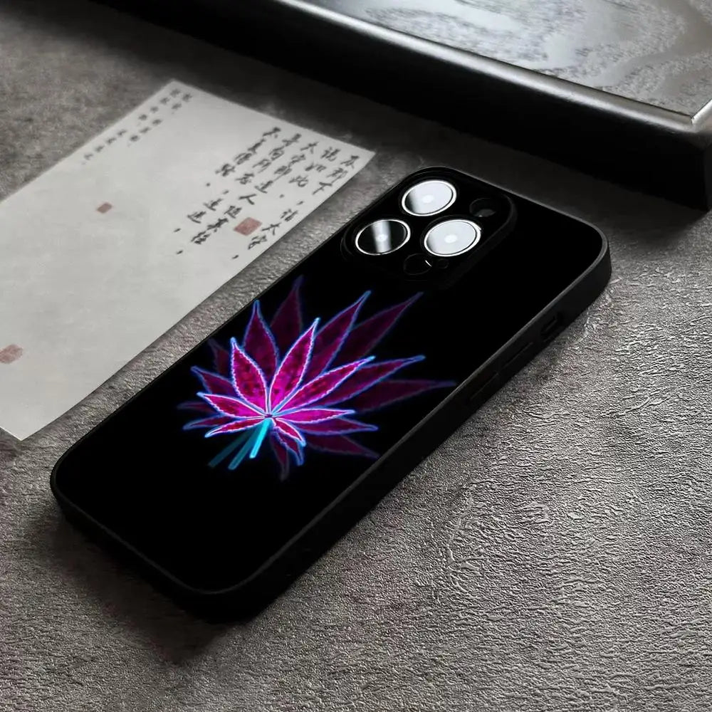 Abstract ART High WEED Phone Case For 15 Pro Max For Iphone 14 16 Pro Max 12 Mini 11 13 Pro Xr X Xs 8 7 Plus Back Cover