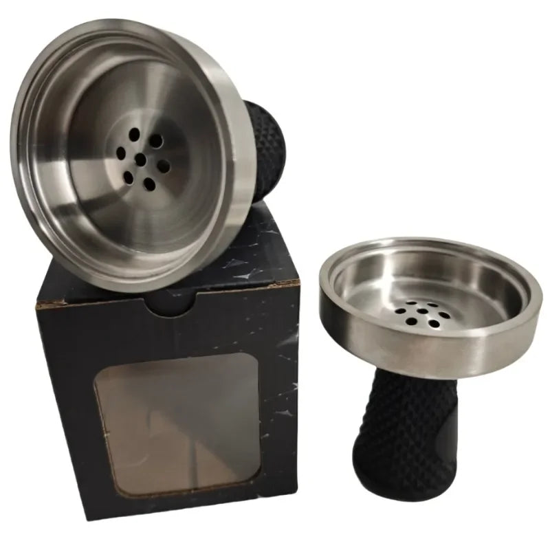 Hookah Charcoal Holder Tobacco Bowl Stainless Steel 7hole Smoke Чаша Для Кальяна Shisha Head Bowls for Smoking Chicha Accessory