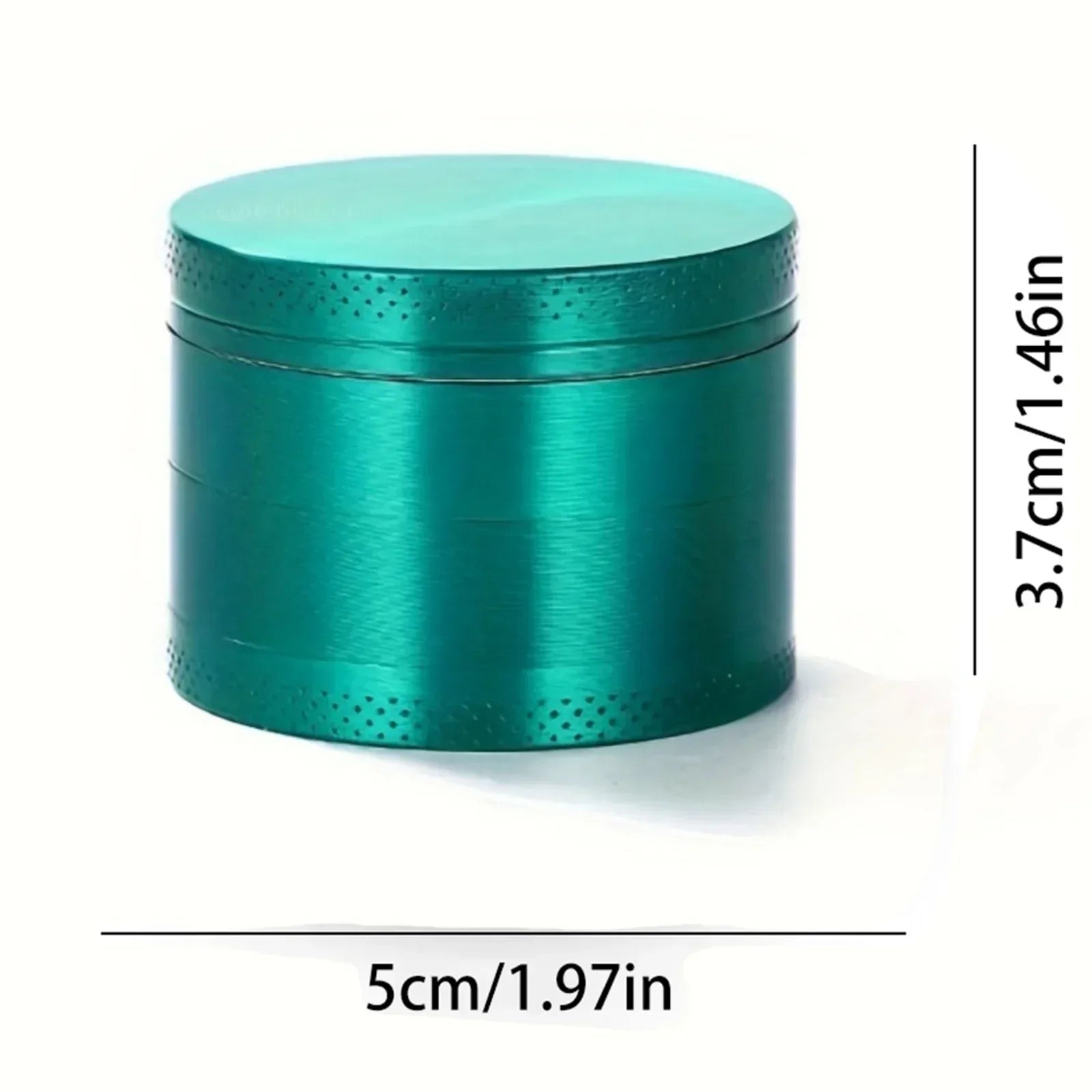 2inch Metal Herb Grinder 4-layer Manual Spice Mill Pepper Mortar Crusher Raw Grass Tobacco Grinder Smoking Cigarette Accessories