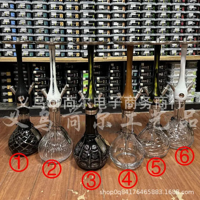 Arabian Hookah Full Set Portable Stainless Steel Hookah for Bars