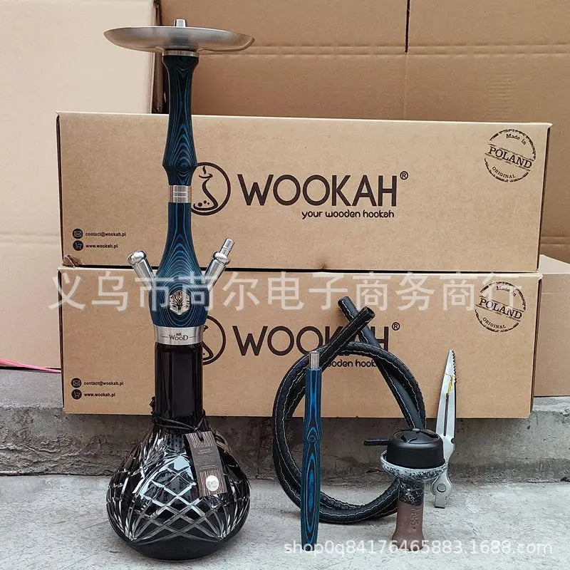 Arabian Hookah Full Set Portable Stainless Steel Hookah for Bars