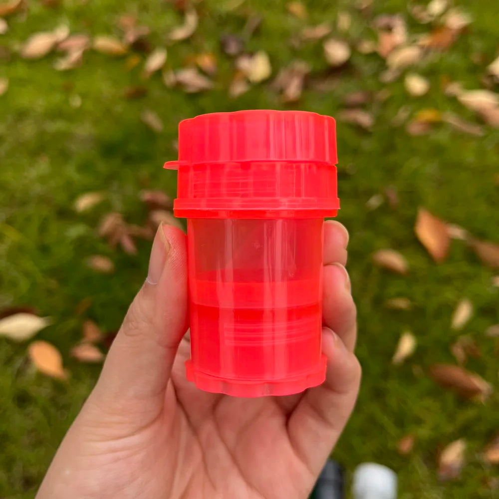 2 in 1 Multifunction Plastic Spice Mill with Storage Smoking Pepper Grinder Home Supplies Cigarette Accessories