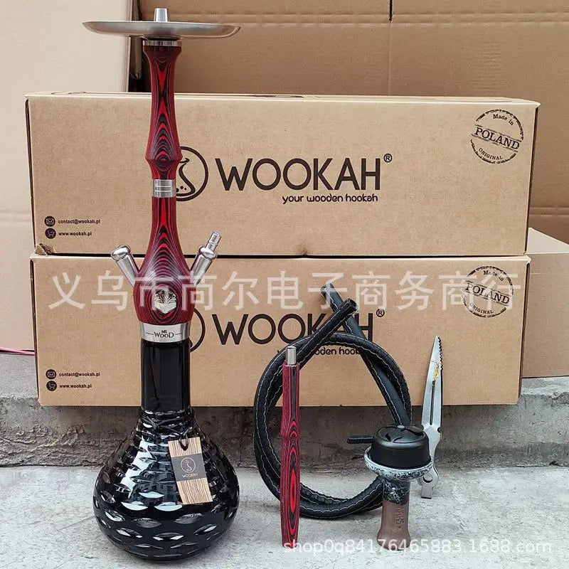 Arabian Hookah Full Set Portable Stainless Steel Hookah for Bars