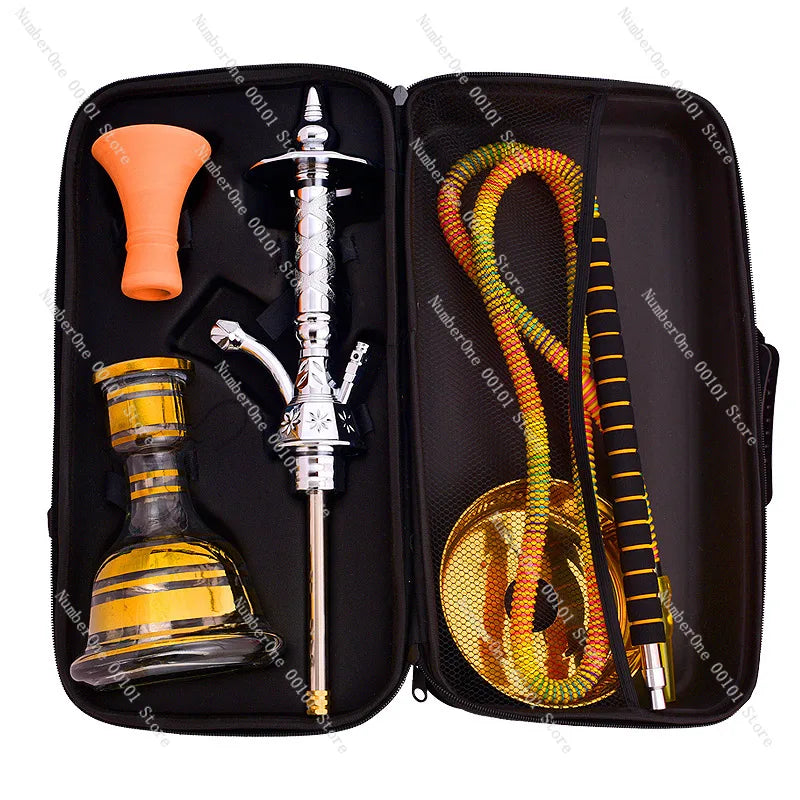 Arab hookah set Egyptian model with bag hookah single tube