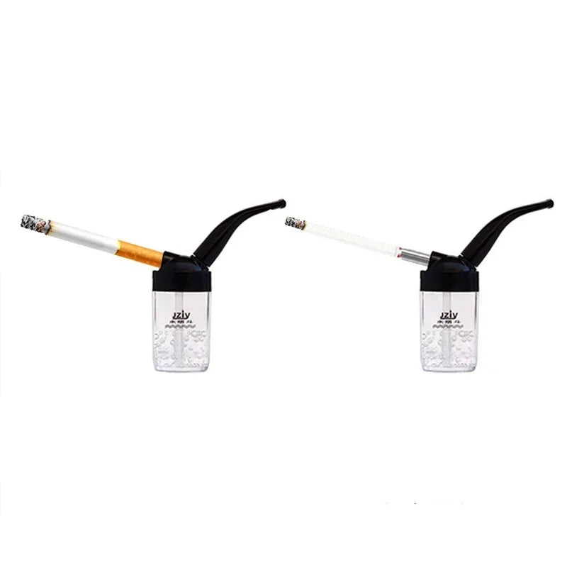 Outdoor tools, smoking accessories, high-quality bagged mini tube water filter, curved hookah for cleaning, both coarse and fine