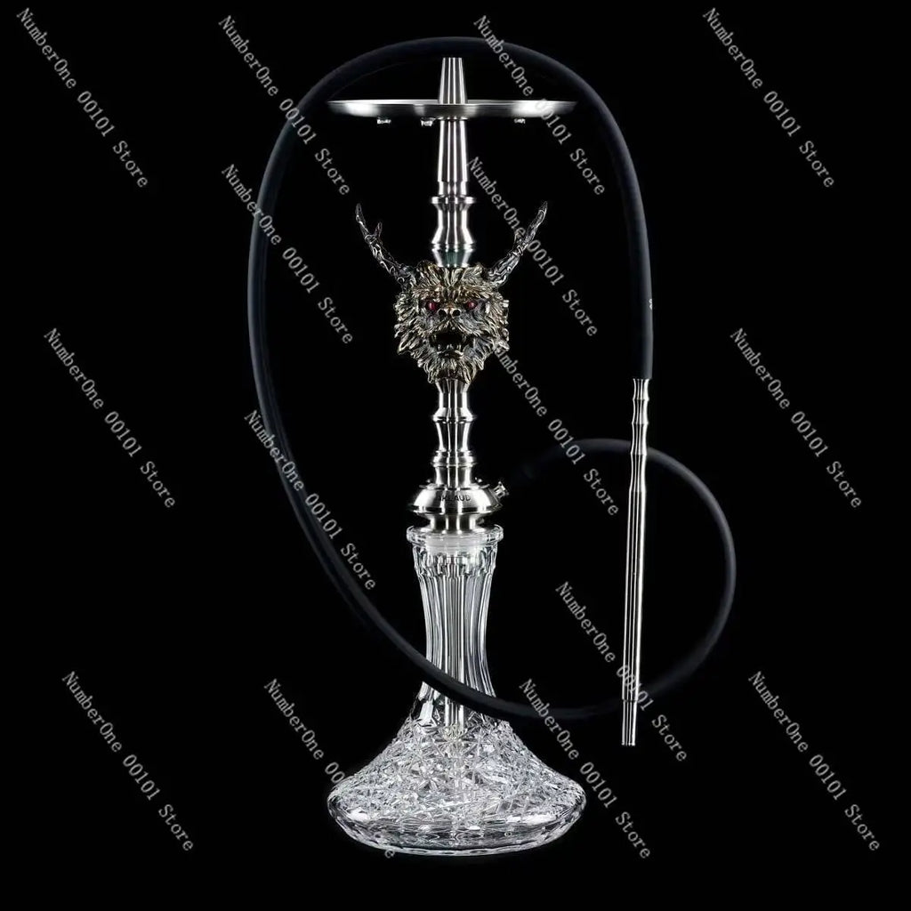 Arabic stainless steel hookah complete set of hookah