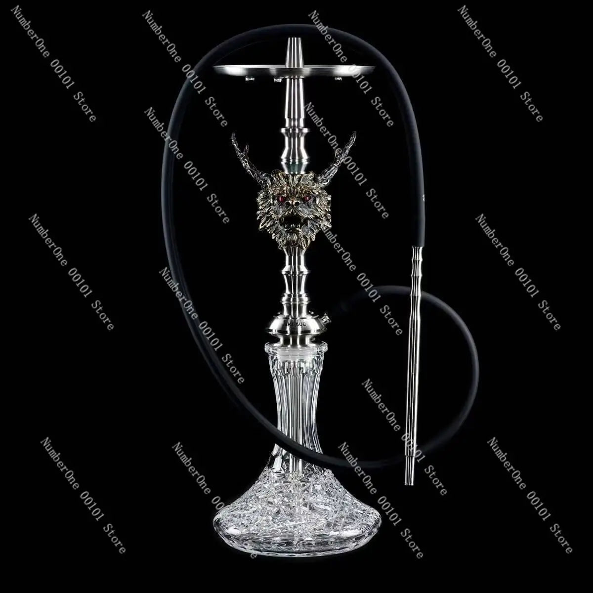 Arabic stainless steel hookah complete set of hookah