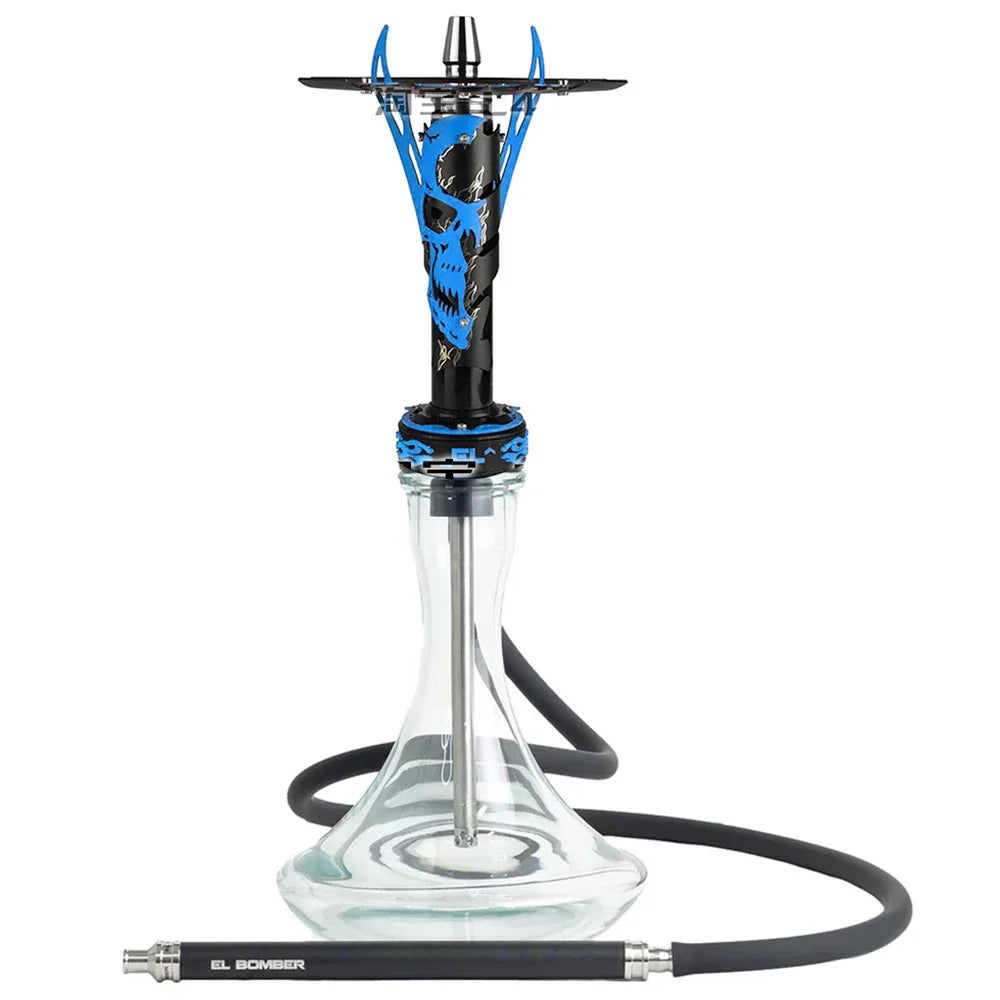 CHKJ El Bomber Apocalypse Hookah Shisha Set with Glass Vase Gift Packing European Style