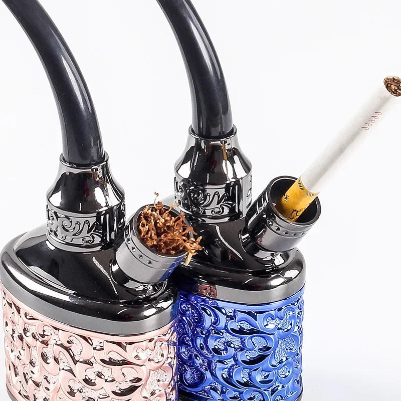 Jindian Hookah Multifunctional Hookah Pipe Water Filter Hookah Retro Old Dry Tobacco Pipe Dry Tobacco Pipe  Smoke Accesoires