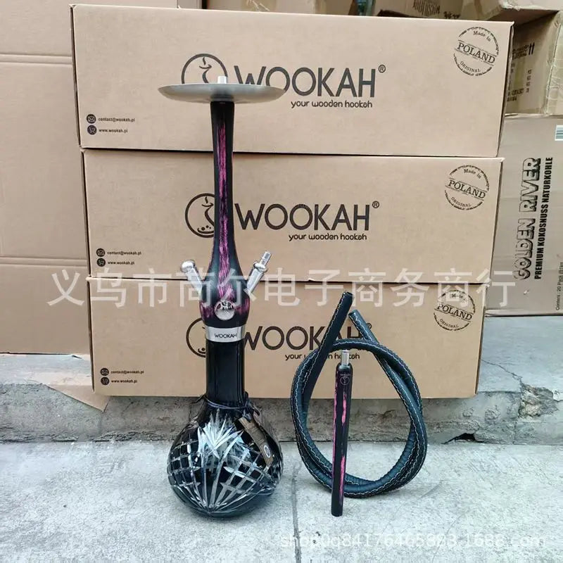 Arabian Hookah Full Set Portable Stainless Steel Hookah for Bars