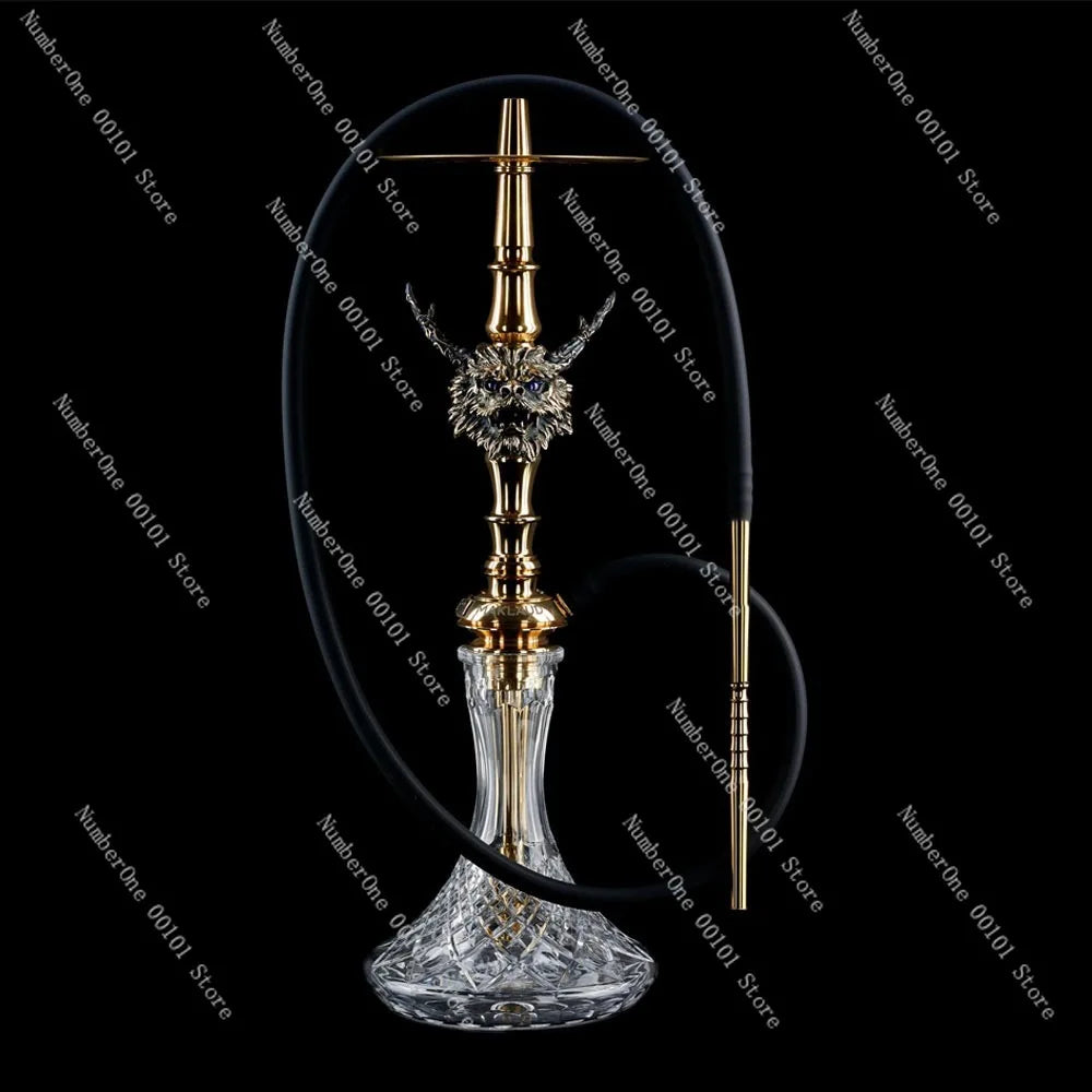 Arabic stainless steel hookah complete set of hookah