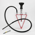 Big Smoke Acrylic Triangular Hookah Shisha Set with Pipe Hose Bowl Sheesha Chicha Cachimba KTV Bar Narguile for Smoking