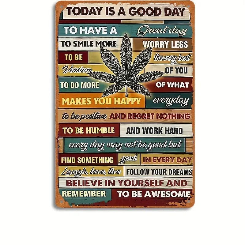 Vintage Weed Limit 420 Posters Metal Iron Tin Sign Plaque Plate for Garage Club Man Cave Bar Home Hotel Cafe Wall Decor Painting