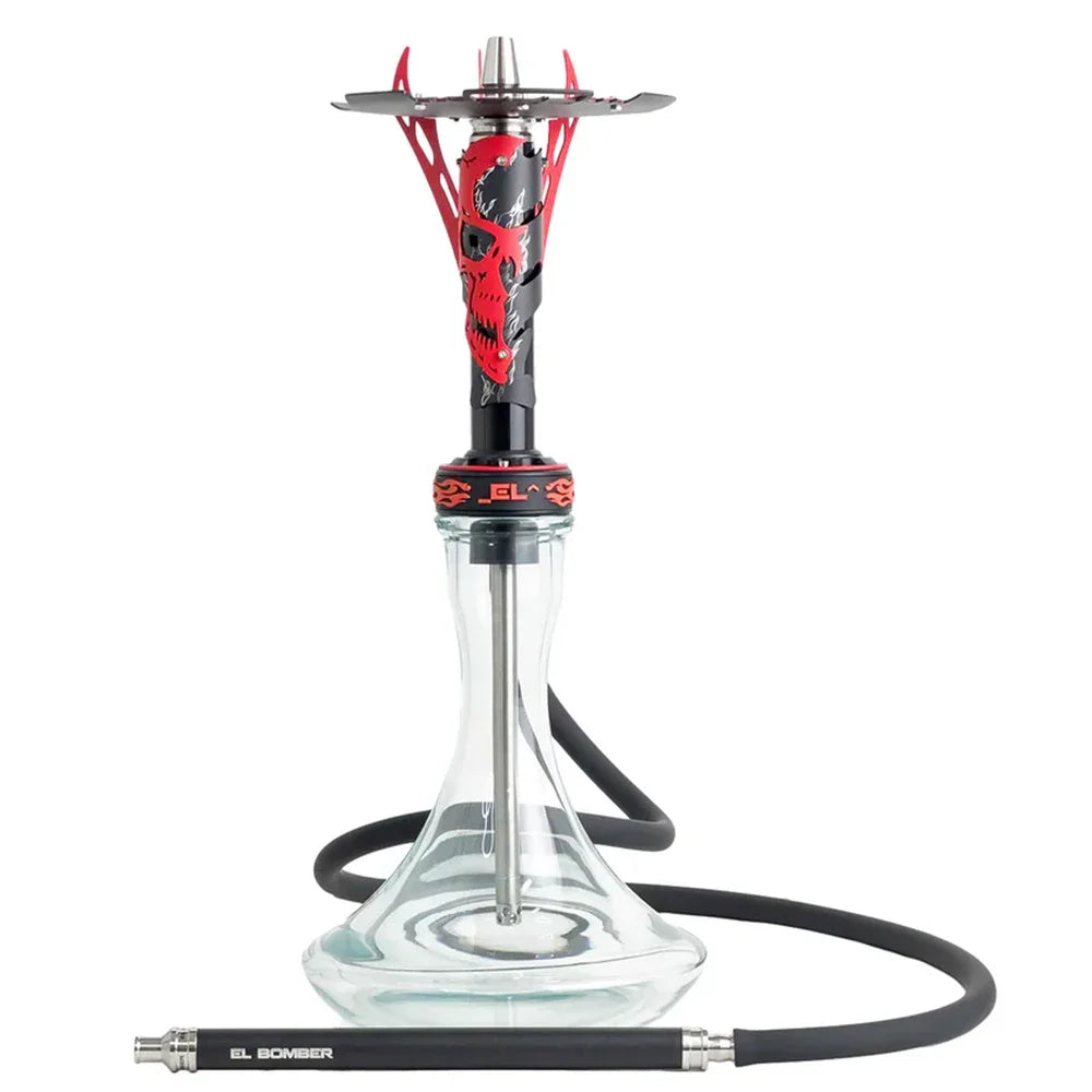 CHKJ El Bomber Apocalypse Hookah Shisha Set with Glass Vase Gift Packing European Style