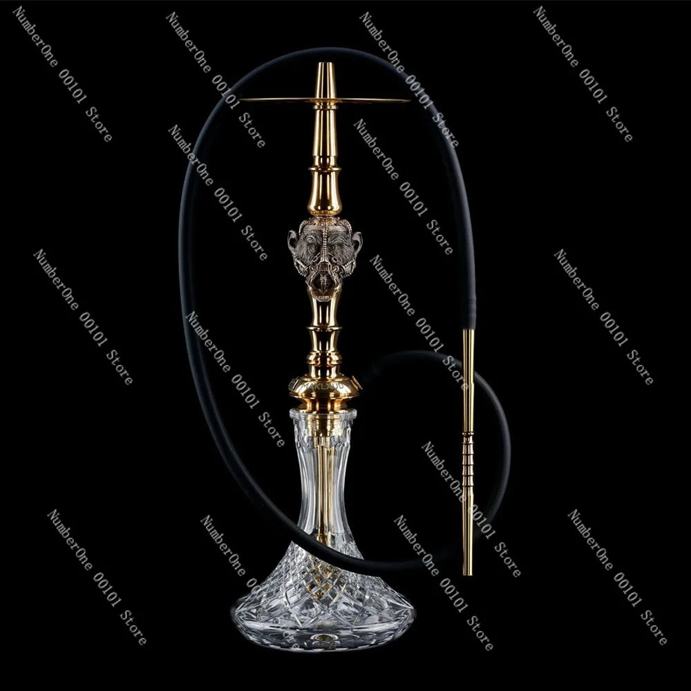 Arabic stainless steel hookah complete set of hookah