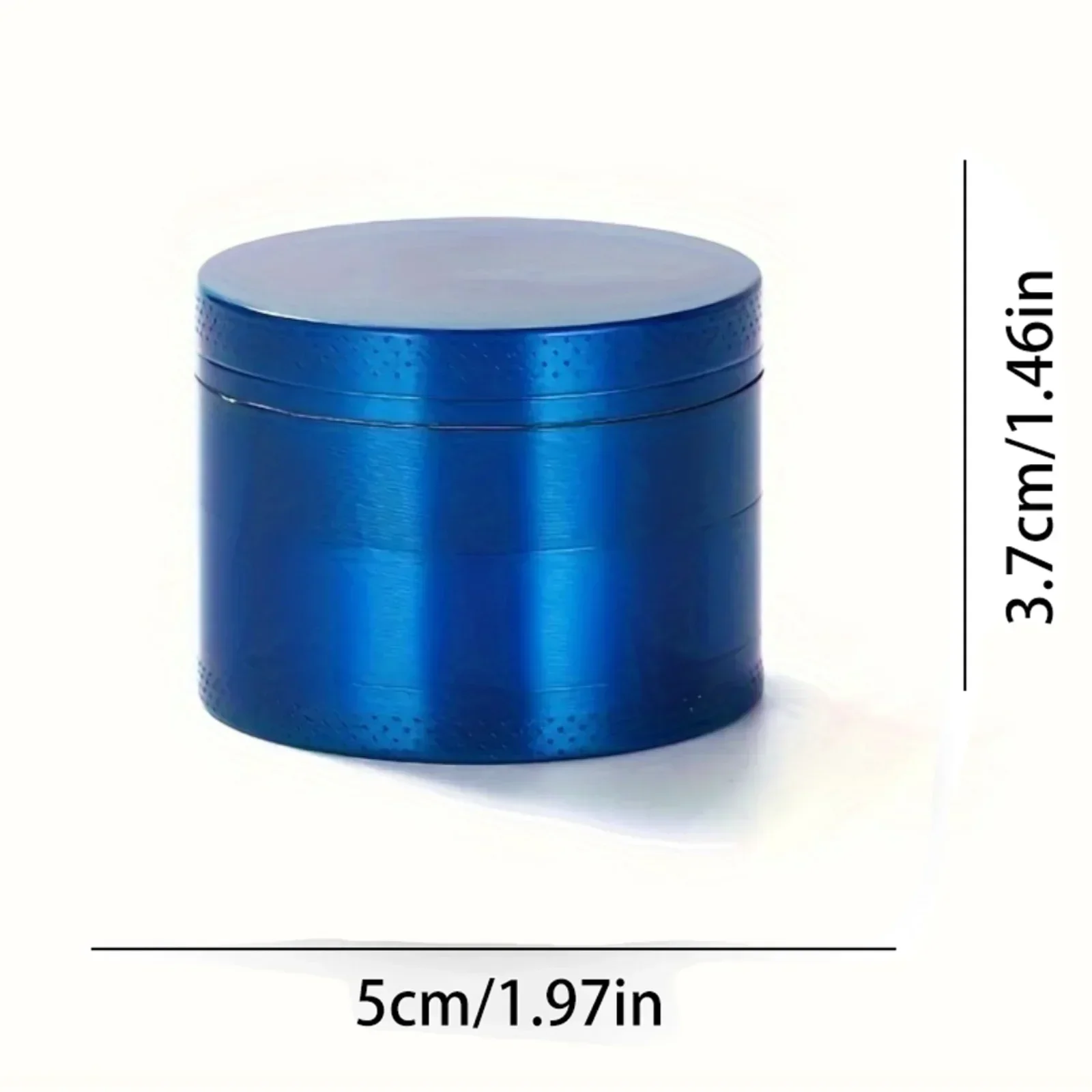2inch Metal Herb Grinder 4-layer Manual Spice Mill Pepper Mortar Crusher Raw Grass Tobacco Grinder Smoking Cigarette Accessories