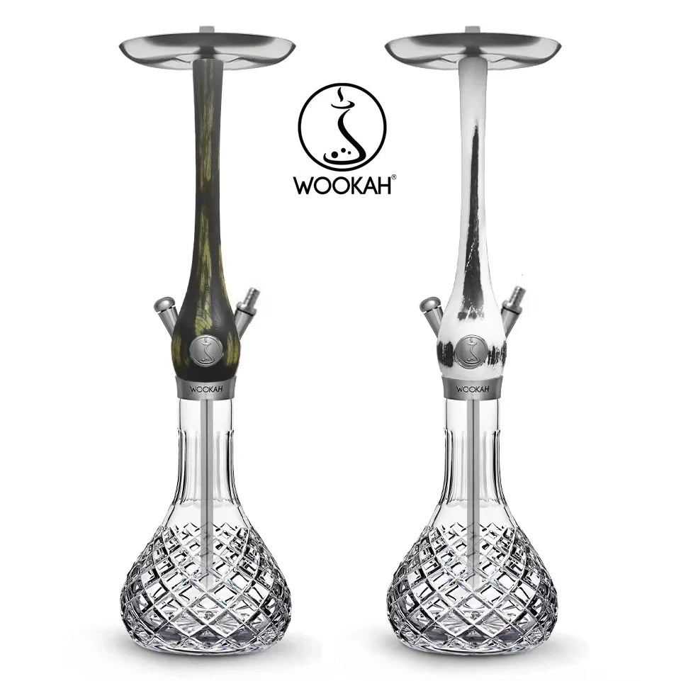 Wookah Shisha Hookah Set 65cm 304 Stainless Steel Large Hookah Smoking Set Russian Shisha With Bottle