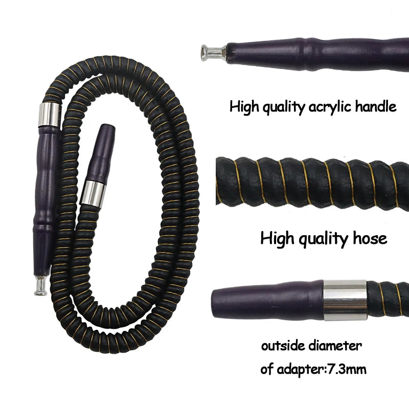 1M Hookah Hose Boquilla Cachimba Shisha Pipe Chicha Sisha Narguile Pipes Smoking Accessories