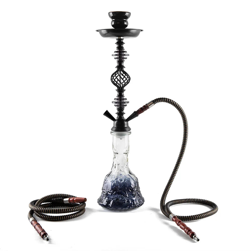 Completed Hookah Shisha Pipe Kit Double Hose Chichas Narguile Nargila Sisha Glass Hookah Shisha Water Pipe Accessories Crafts