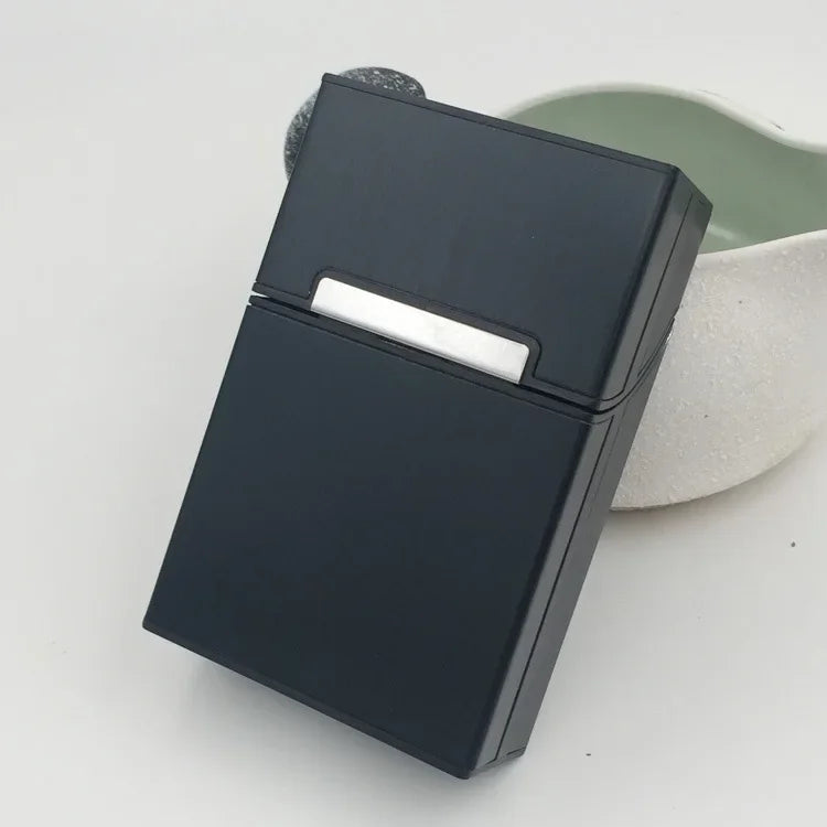 1PC Smoking Cigarettes Aluminum Cigarette Case Cigar Tobacco Holder Pocket Box Storage Container Gift Box Hot Sale