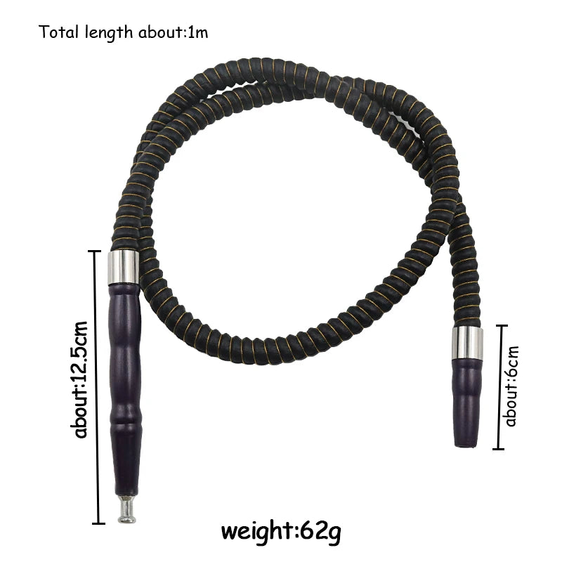 1M Hookah Hose Boquilla Cachimba Shisha Pipe Chicha Sisha Narguile Pipes Smoking Accessories