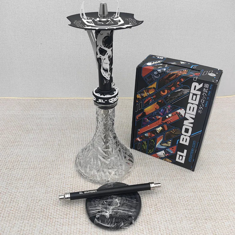 WholesaleHookah Set Russian Style Hookah EL Shisha Luxury Sheesha Chicha Narguile