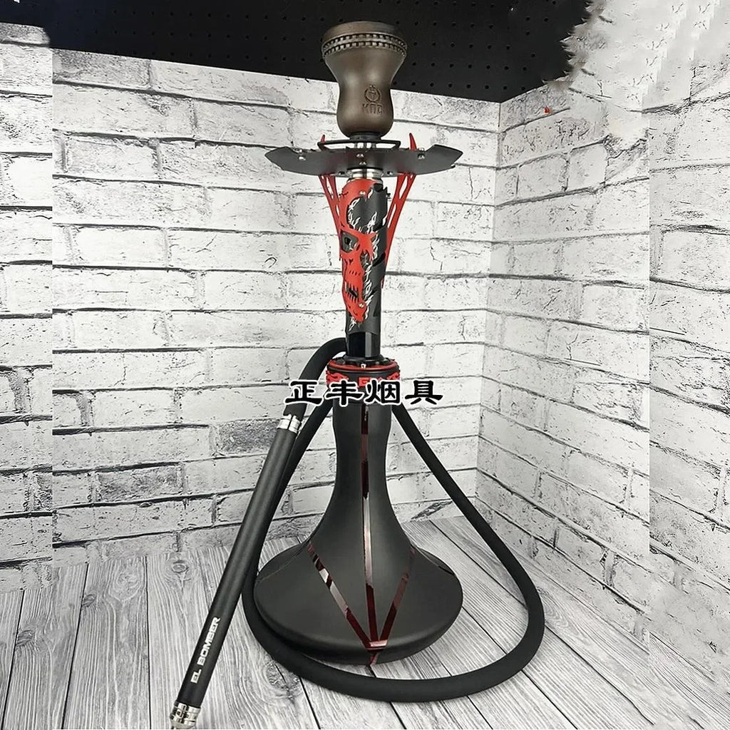 CHKJ El Bomber Apocalypse Hookah Shisha Set with Glass Vase Gift Packing European Style