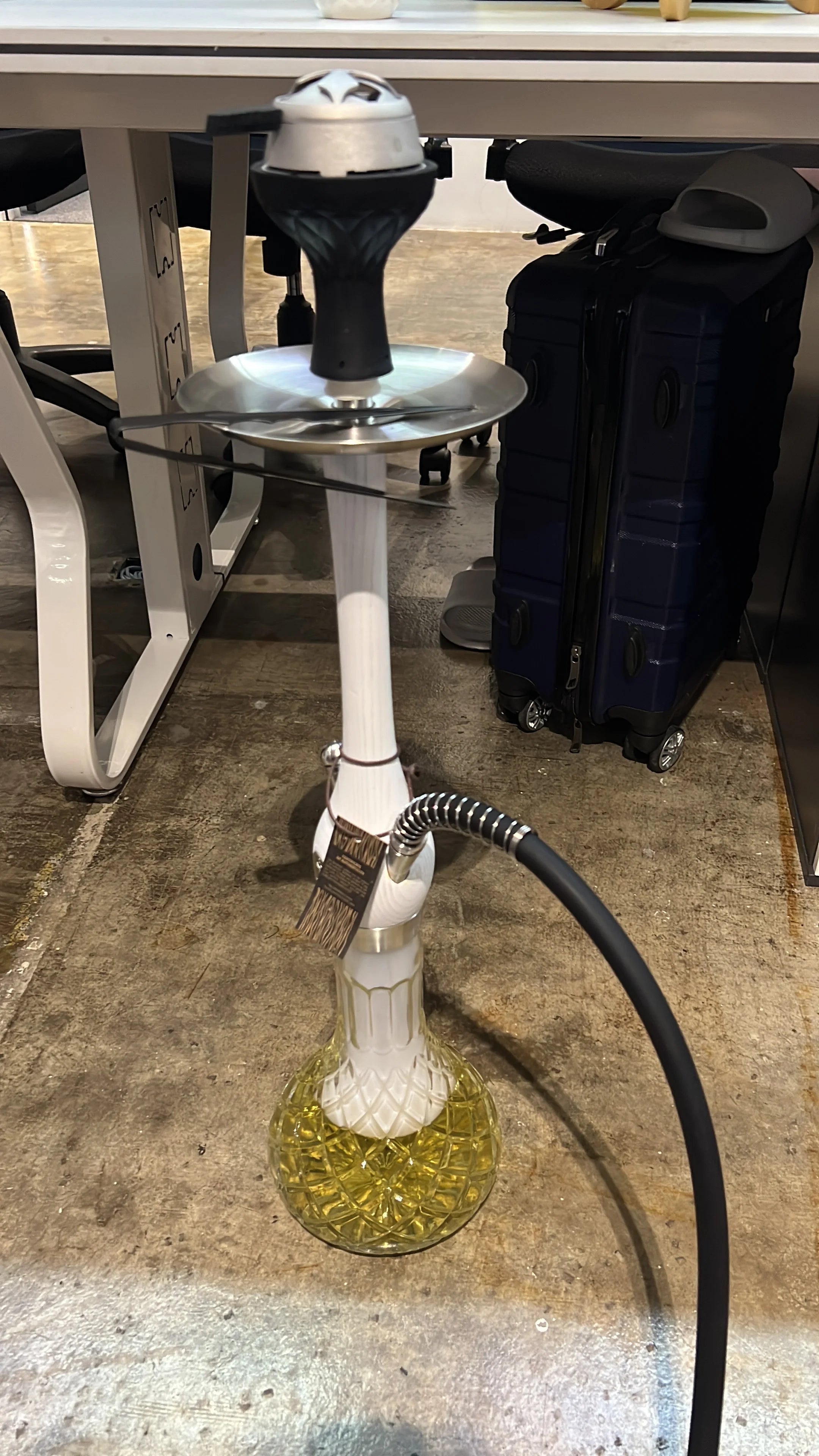 Wookah Shisha Hookah Set 65cm 304 Stainless Steel Large Hookah Smoking Set Russian Shisha With Bottle